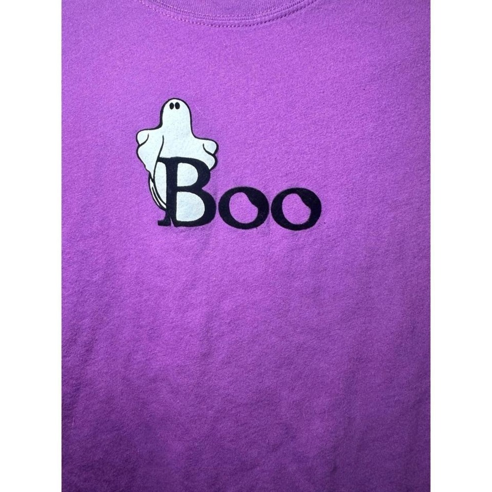 Y2K Halloween ghost shirt with spooky graphic and long - Picture 4 of 4